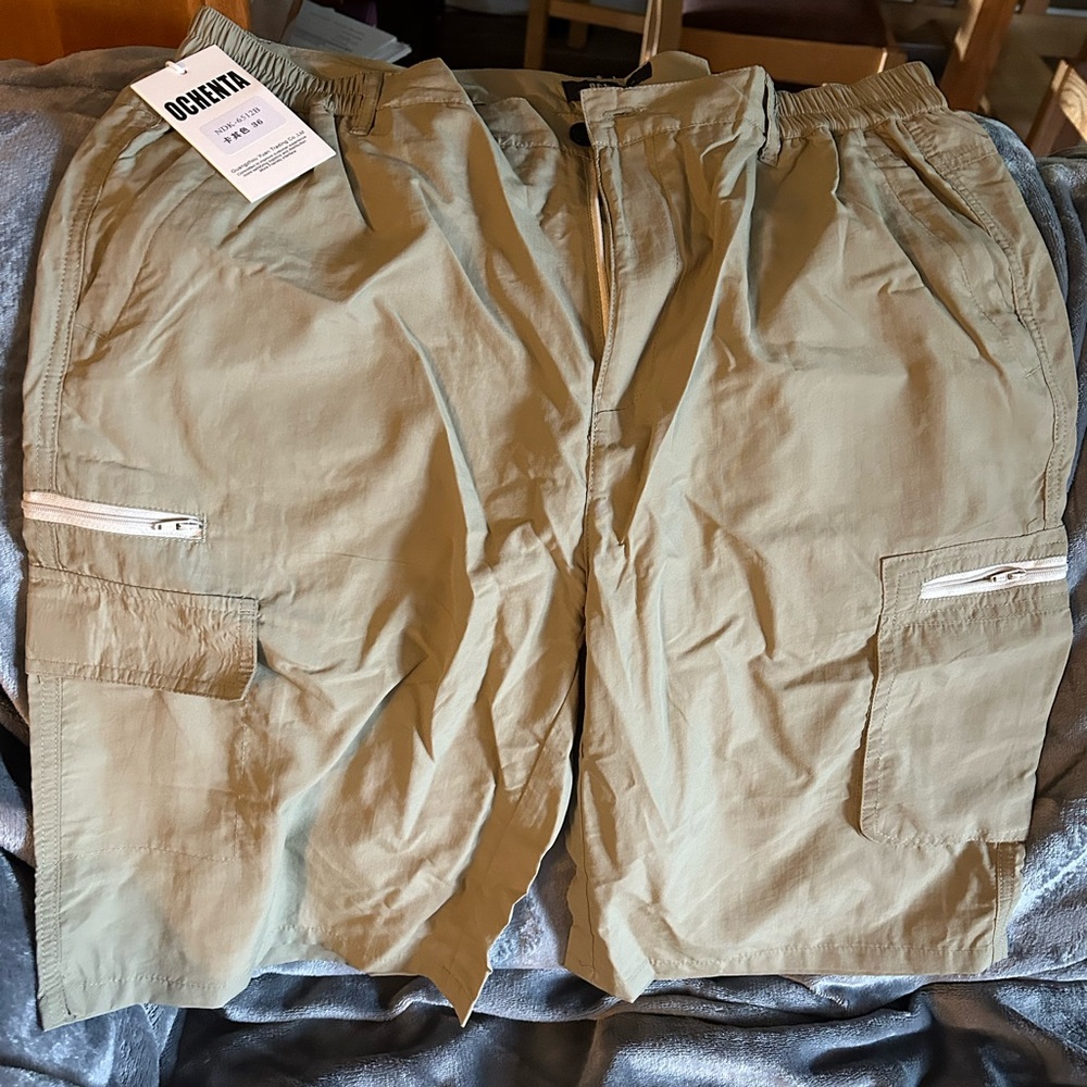 New with Tags. Ochenta Men’s size 36 cargo shorts
